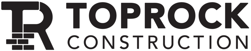 TopRock Construction Black Logo