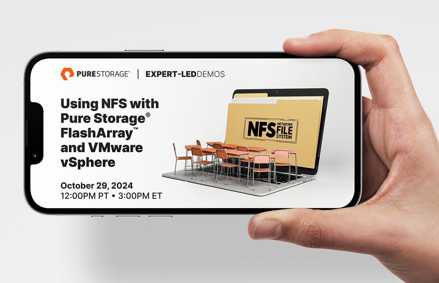Pure Storage Expert-led Demo Webinar Social Post