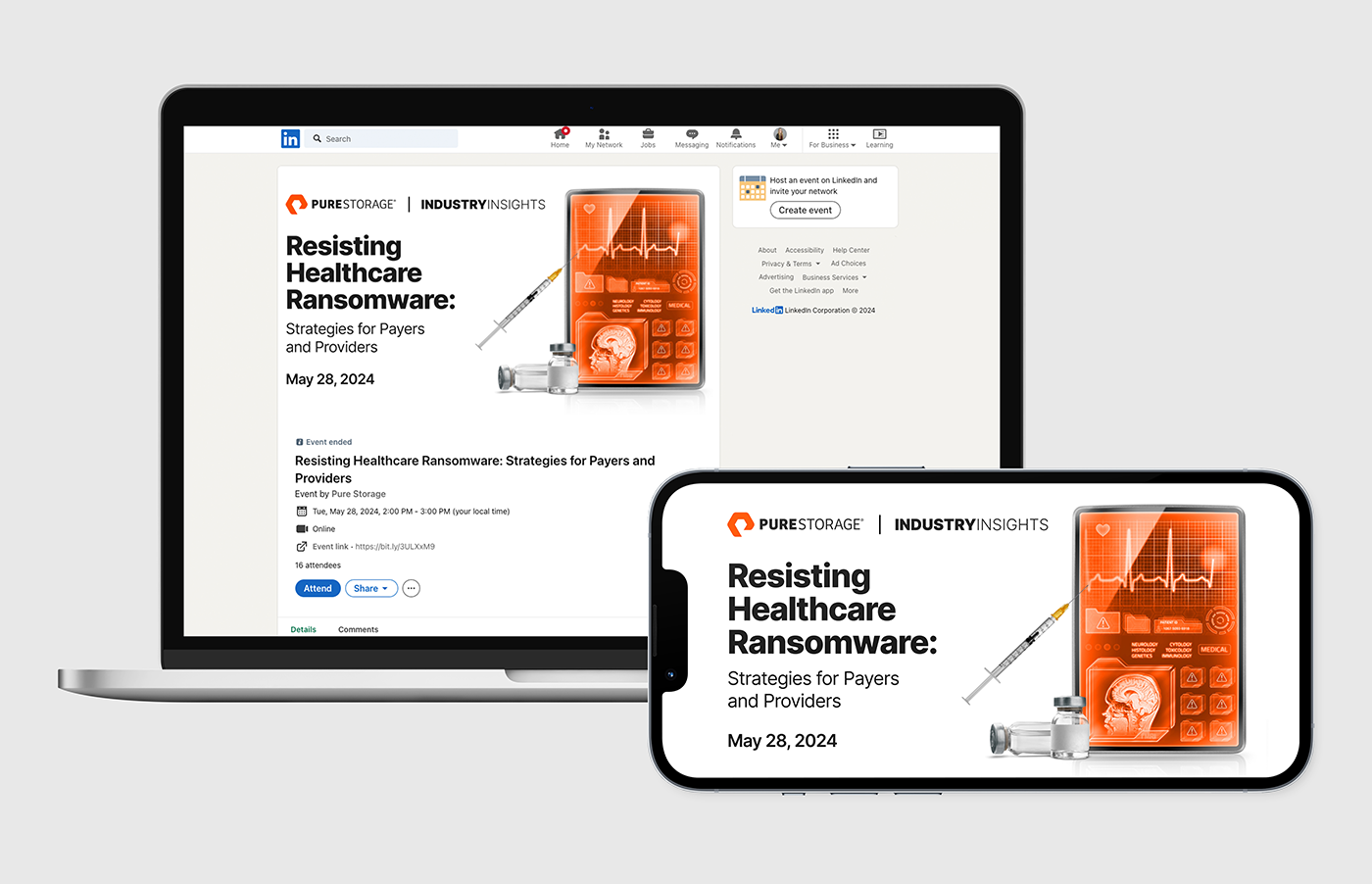 Pure Storage IndustryInsights Webinar Social Post