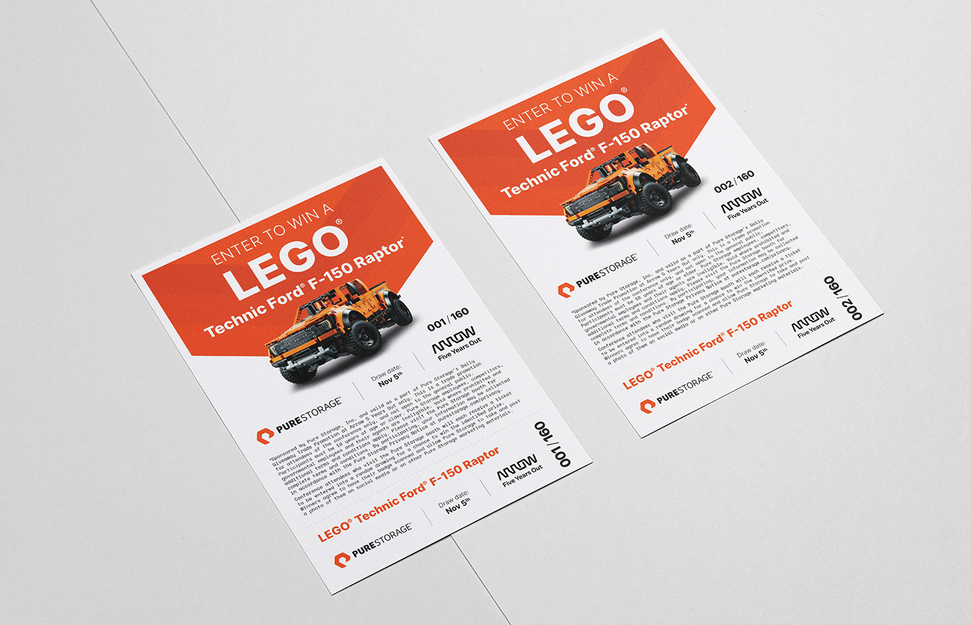 Pure Storage Raffle Tickets